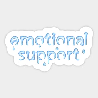 Emotional Support Water Bottle Sticker